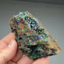 Azurite with Calcite, Malachite - image 2