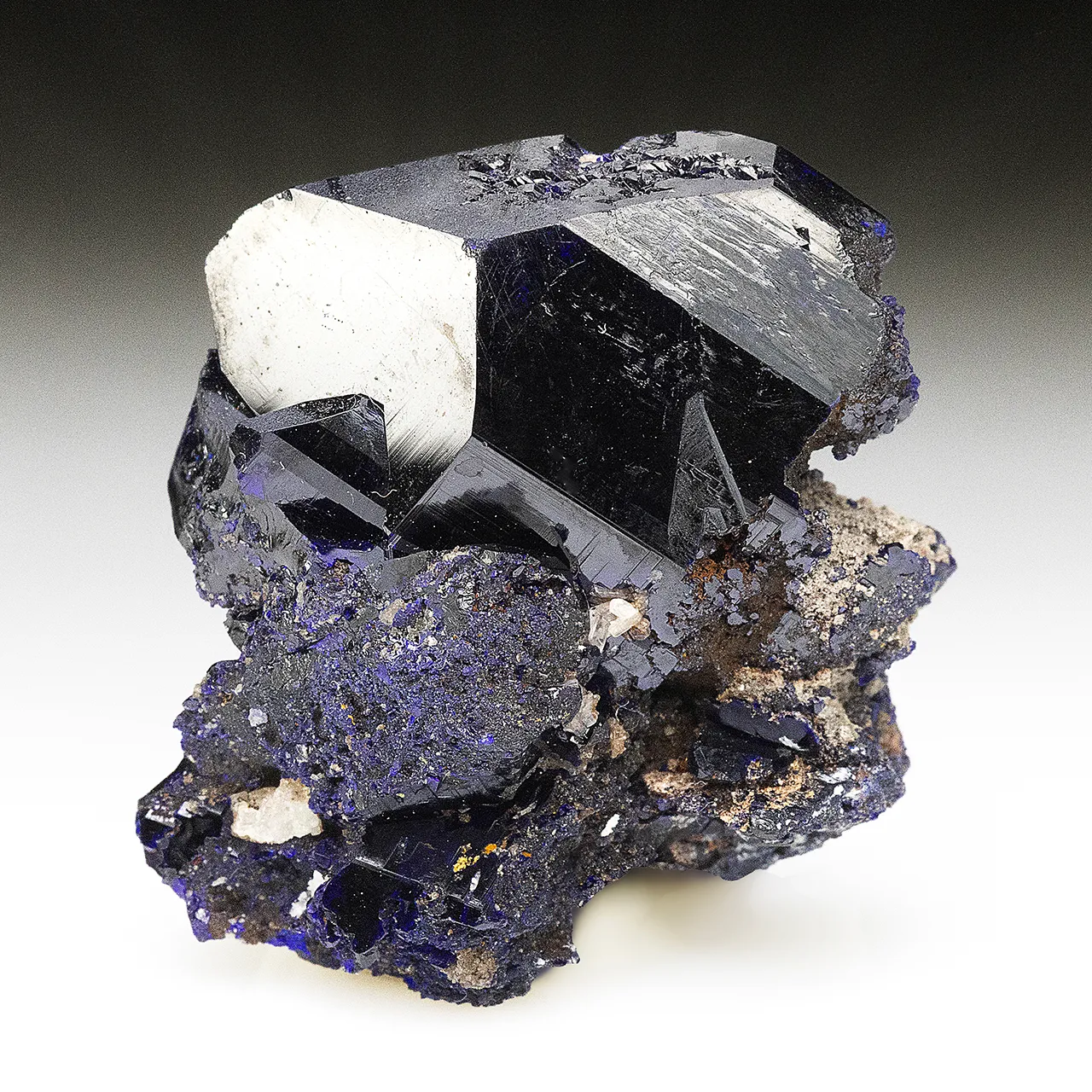 Azurite with Cerussite - image 1