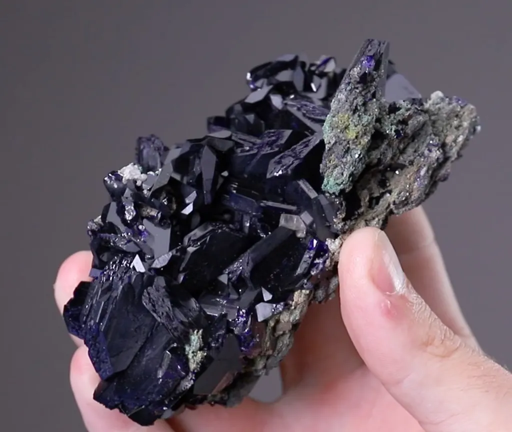 Azurite with Cerussite - image 2