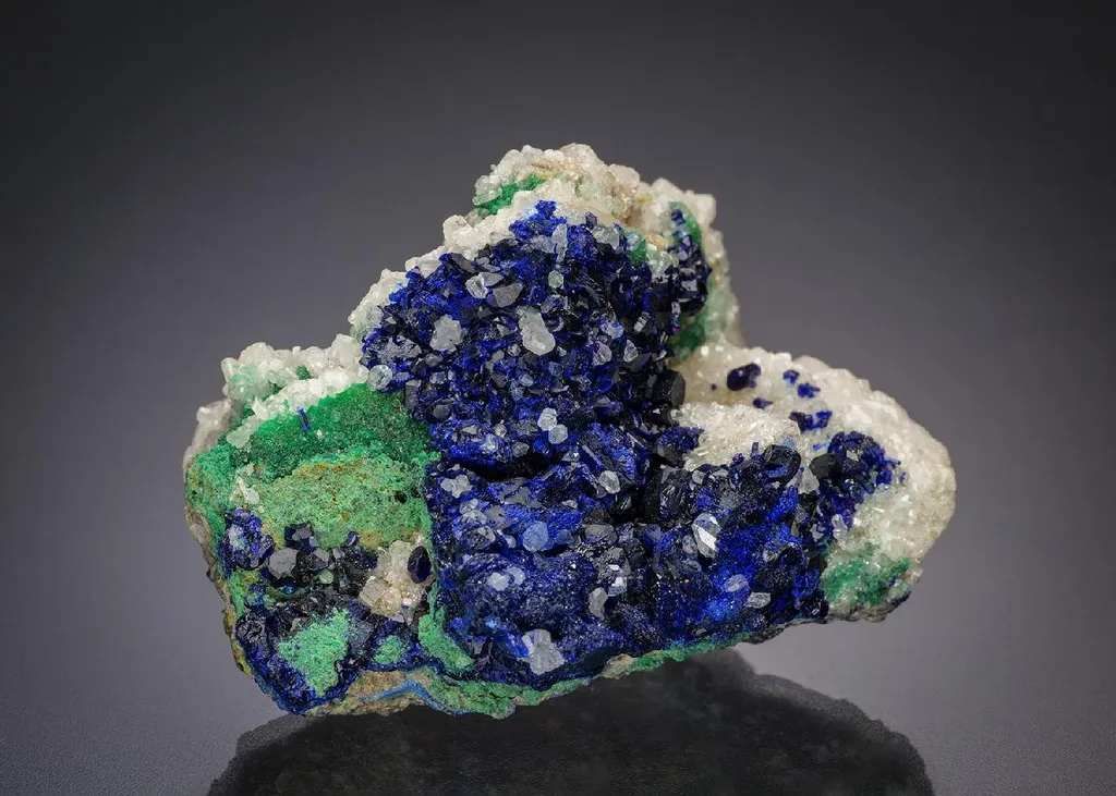 Azurite with Cerussite image