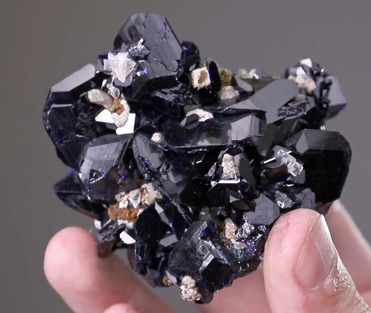 Azurite with Cerussite and Duftite - image 2