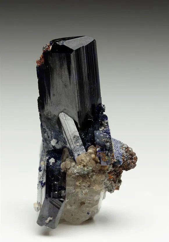 Azurite with Cerussite - image 1