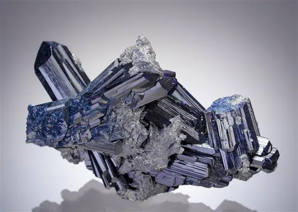 Azurite with Cerussite image