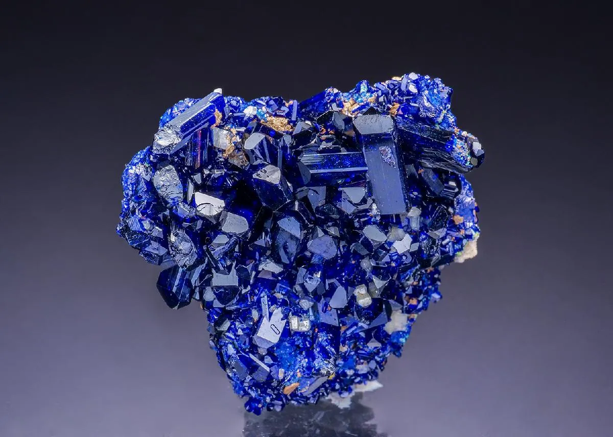 Azurite with Cerussite - image 1