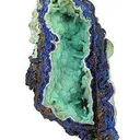 Azurite With Chalcoalumite - image 2