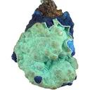 Azurite With Chalcoalumite - image 1