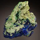 Azurite with Chalcoalumite and Malachite - image 6