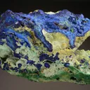 Azurite with Chalcoalumite and Malachite - image 5