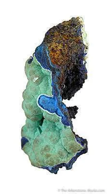 Azurite With Chalcoalumite - image 3