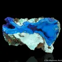 Azurite with Chalcoalunite - image 1