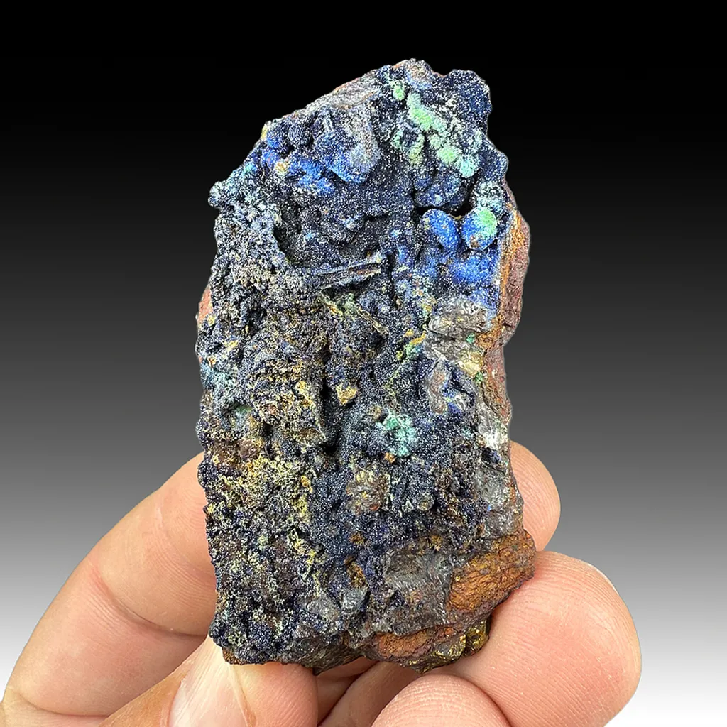 Azurite with Chalcopyrite image