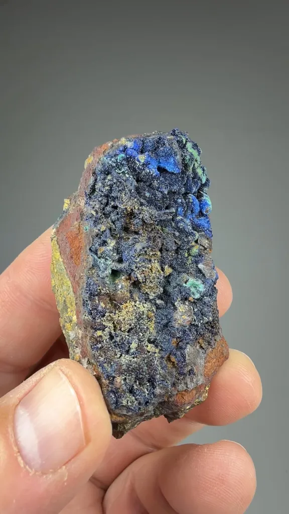 Azurite with Chalcopyrite - image 2