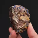 Azurite with Cinnabar - image 2