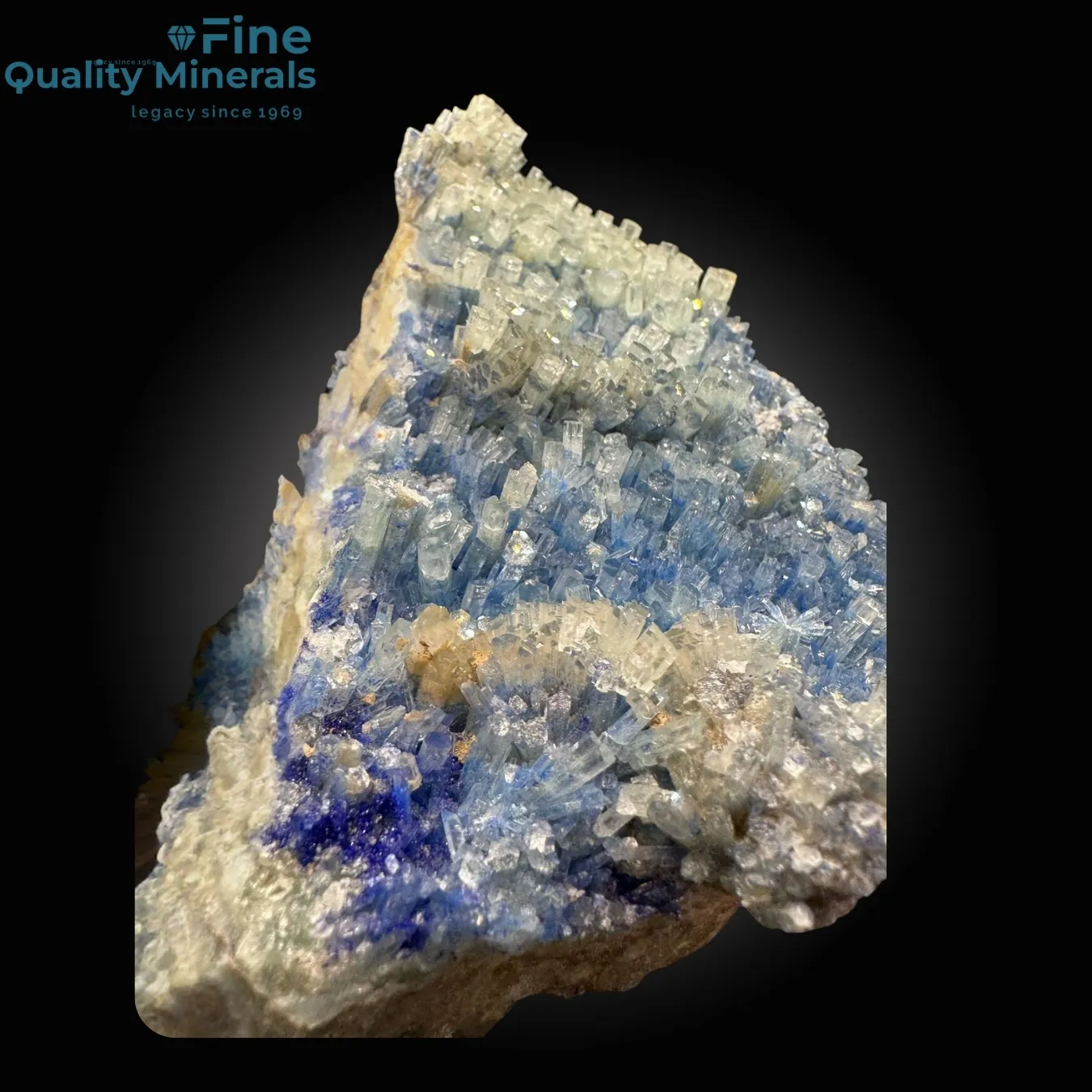 Azurite with Combine Aragonite - image 3