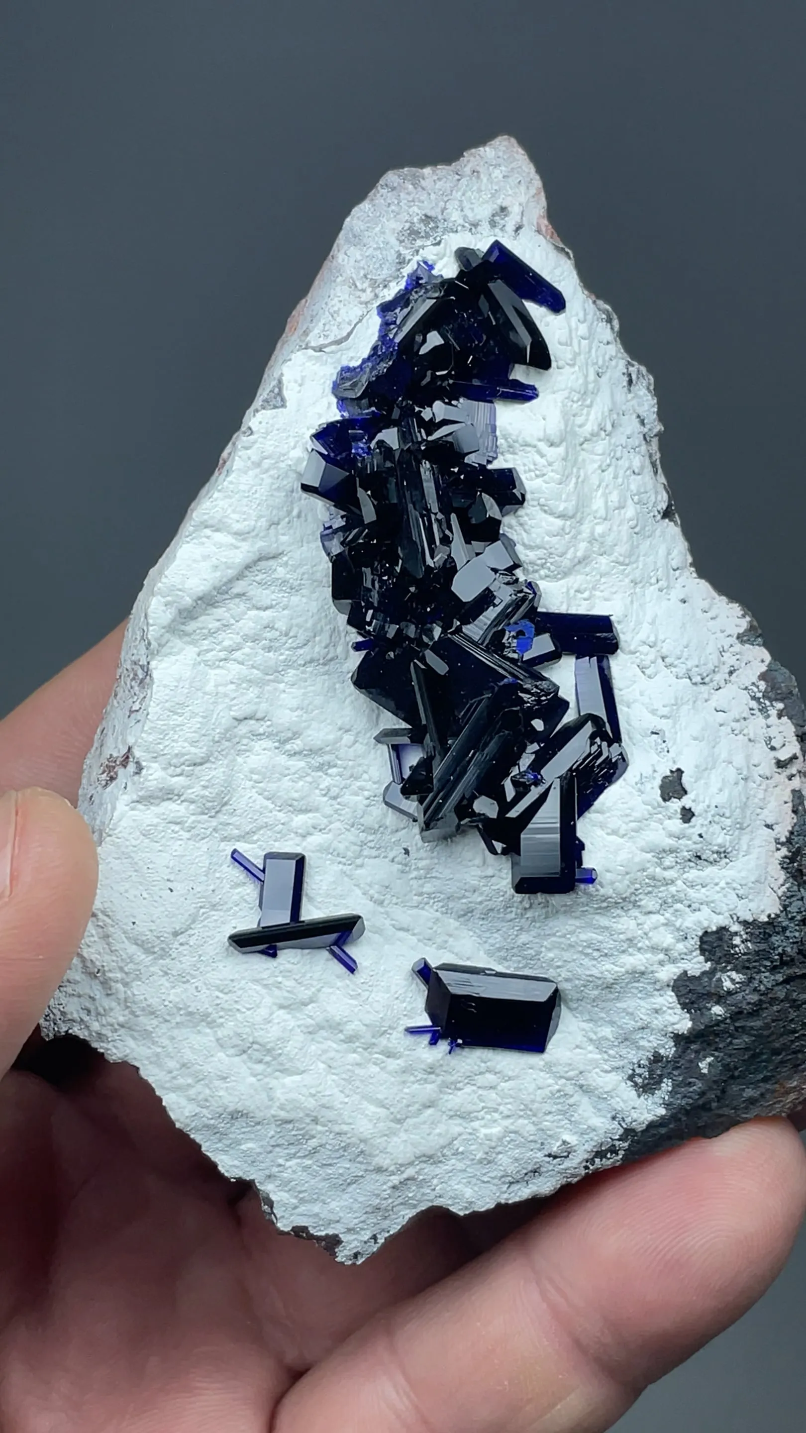 Azurite with Dickite - image 2