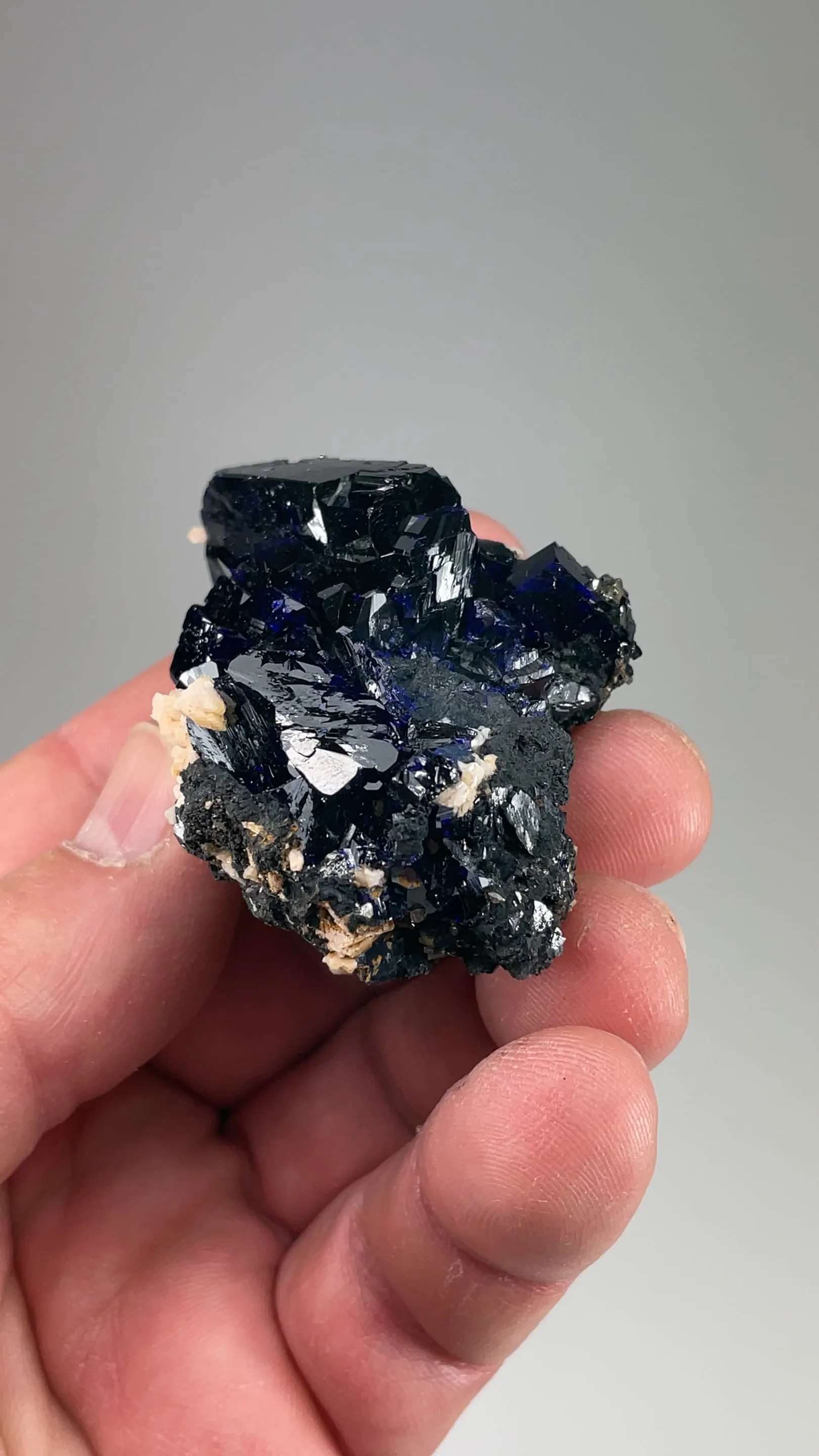 Azurite with Dolomite - image 2