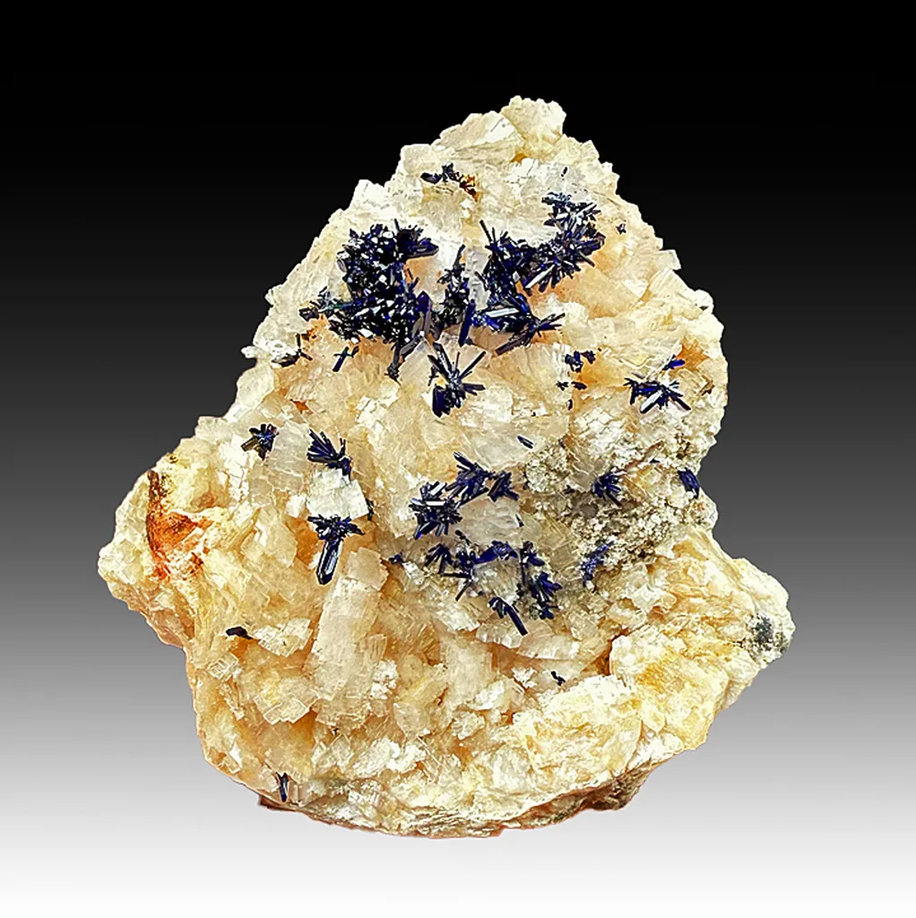 Azurite with Dolomite image