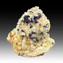 Azurite with Dolomite - image 1