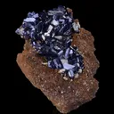 Azurite with Iodargyrite - image 6