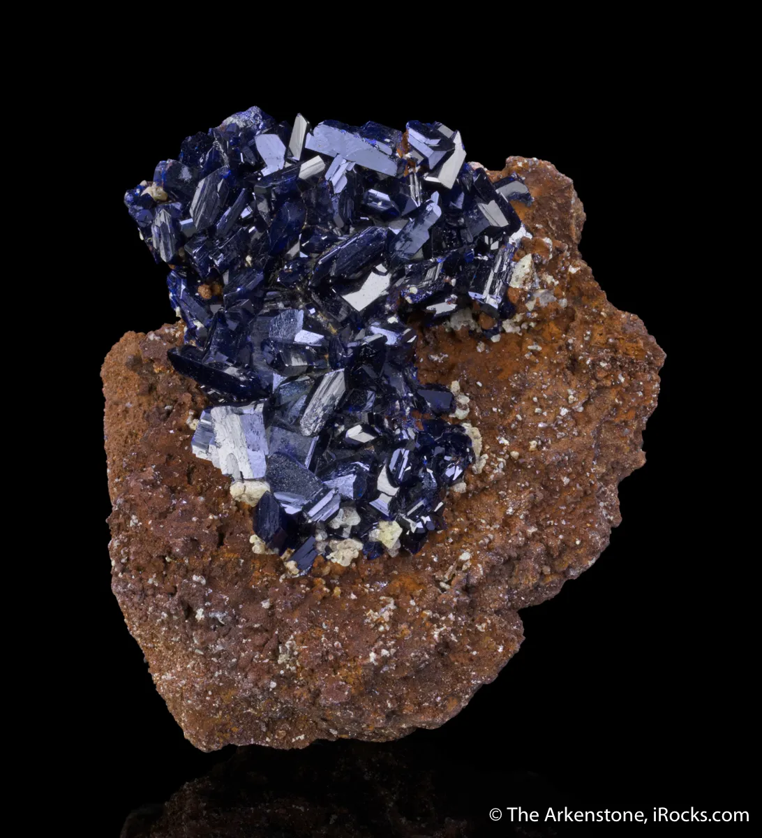 Azurite with Iodargyrite - image 2