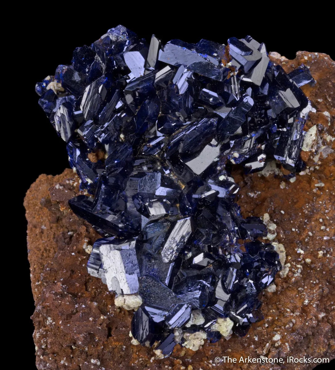 Azurite with Iodargyrite - image 1