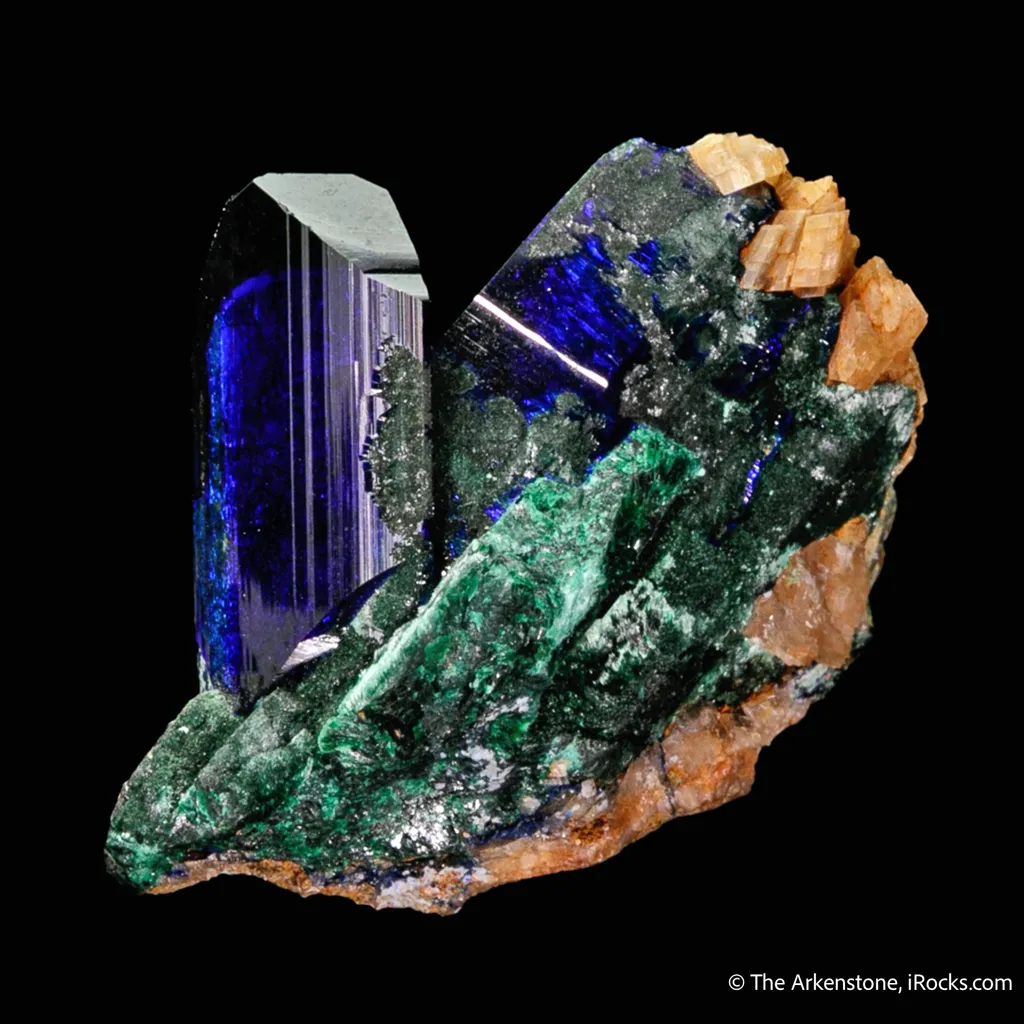 Azurite with Malachite image
