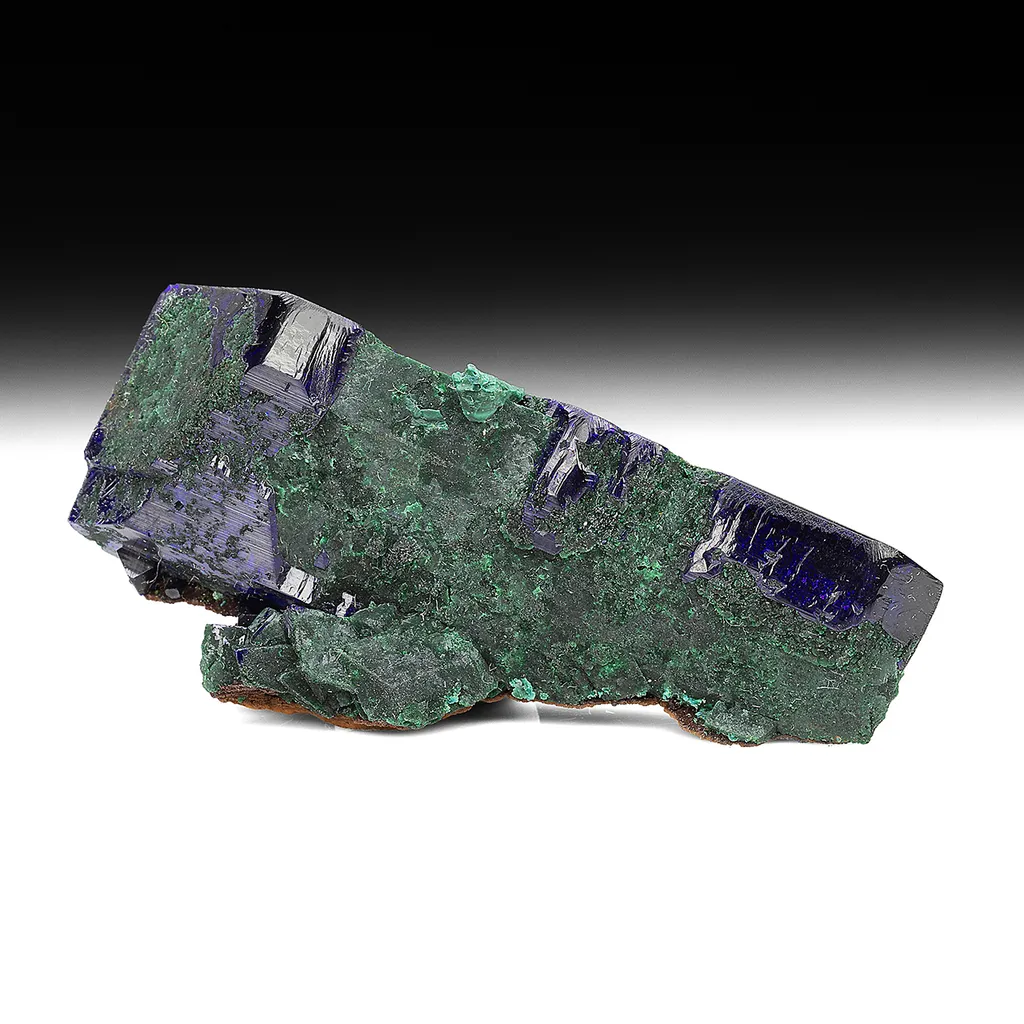 Azurite with Malachite image