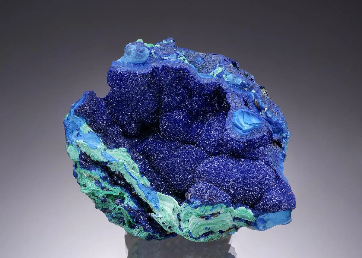 AZURITE with MALACHITE - image 1