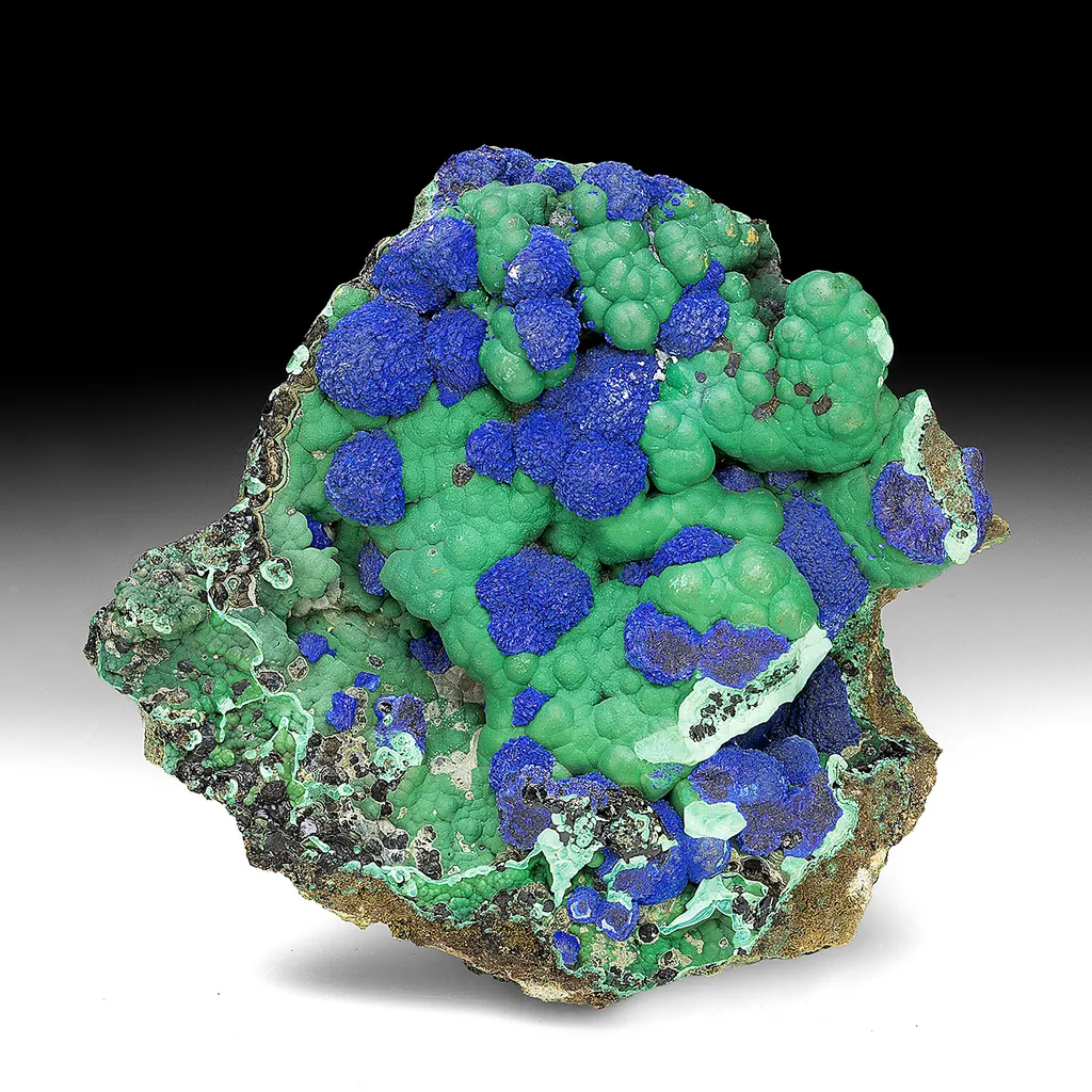 Azurite with Malachite image
