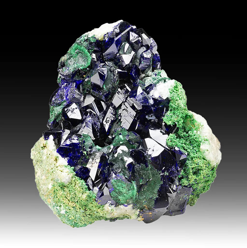 Azurite with Malachite image