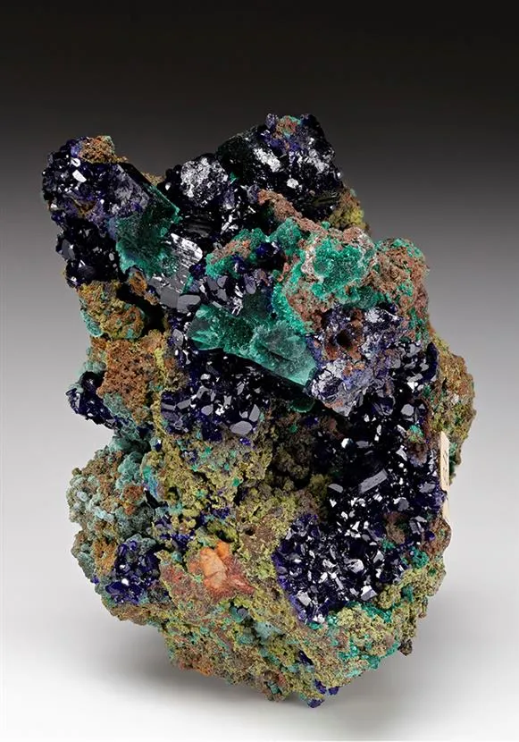 Azurite with Malachite image