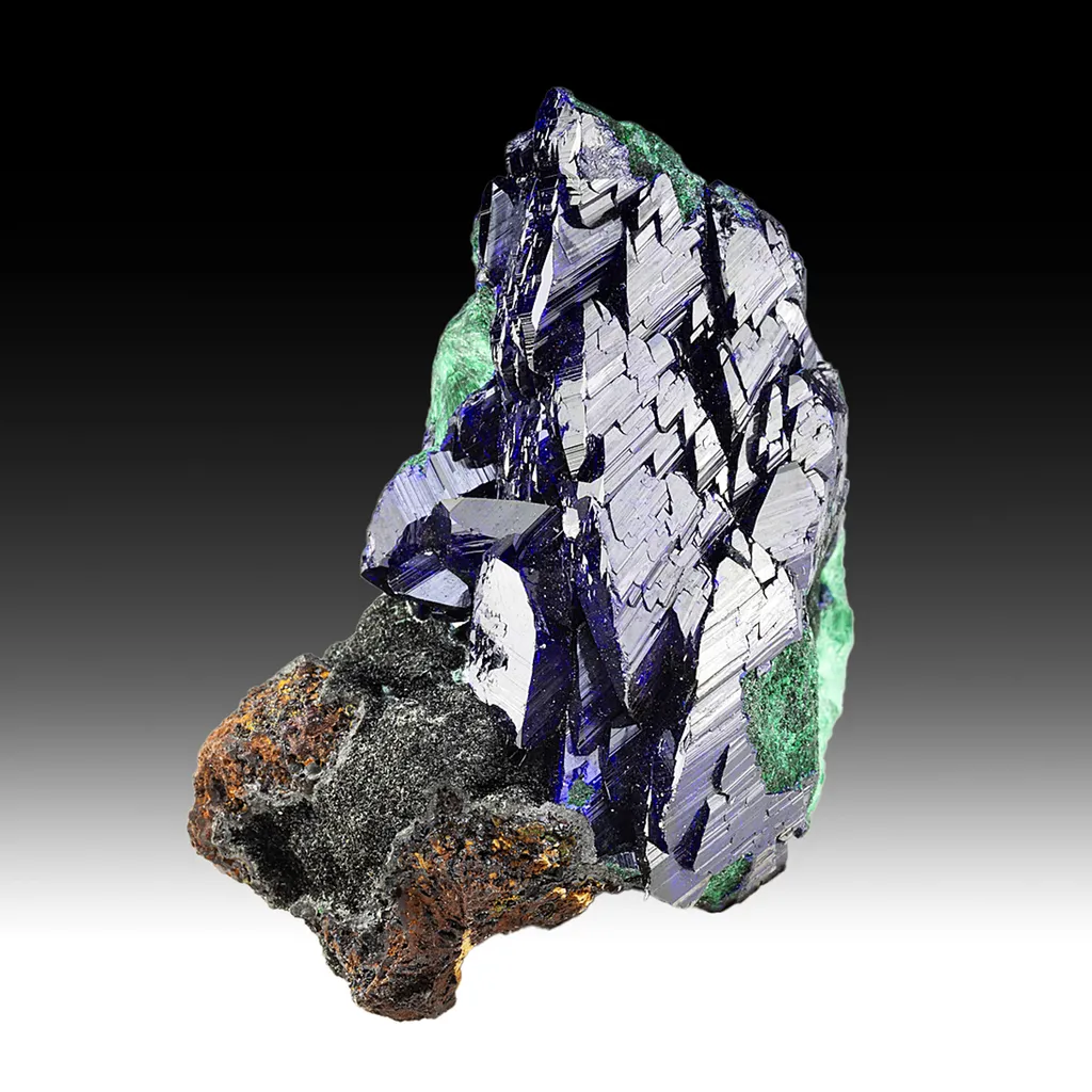 Azurite with Malachite image