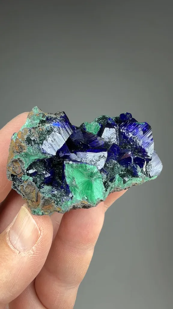 Azurite with Malachite - image 2
