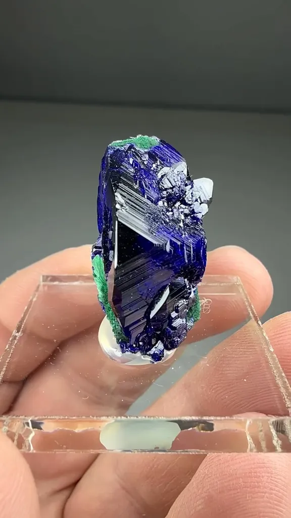 Azurite with Malachite (1595) - image 2