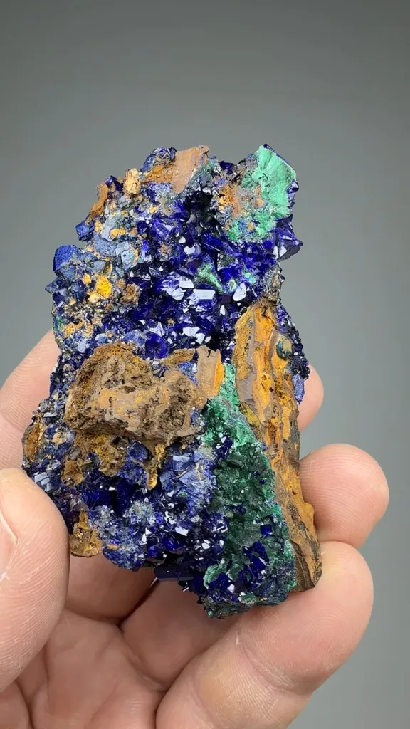 Azurite with Malachite image