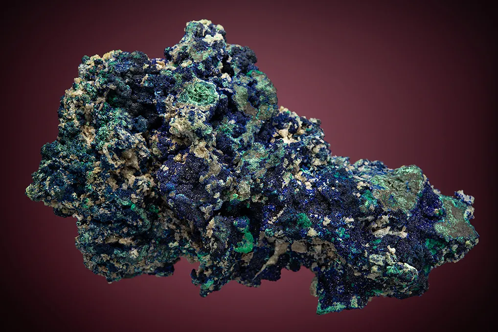 Azurite with Malachite image