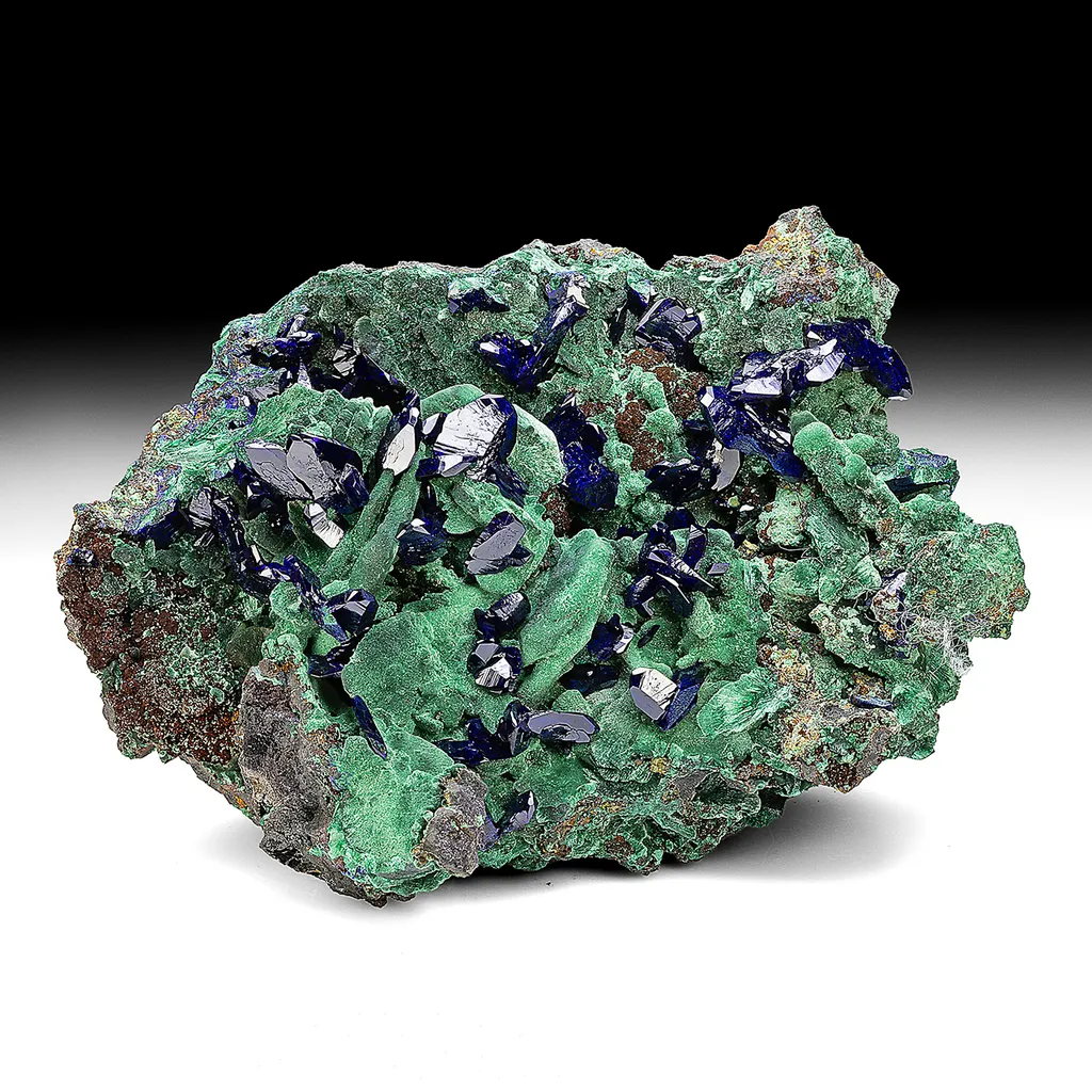Azurite with Malachite image