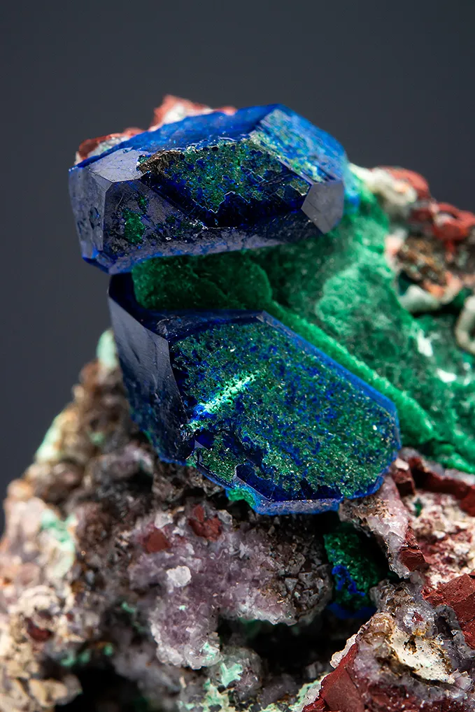 Azurite with Malachite - image 2