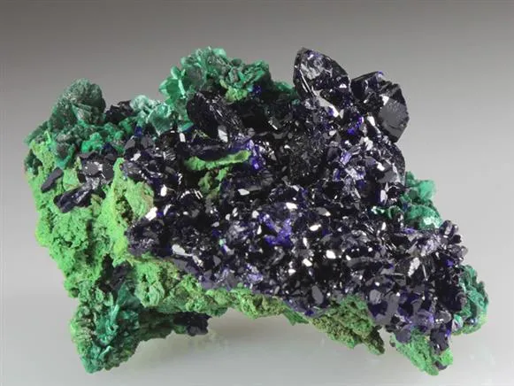 Azurite with Malachite image