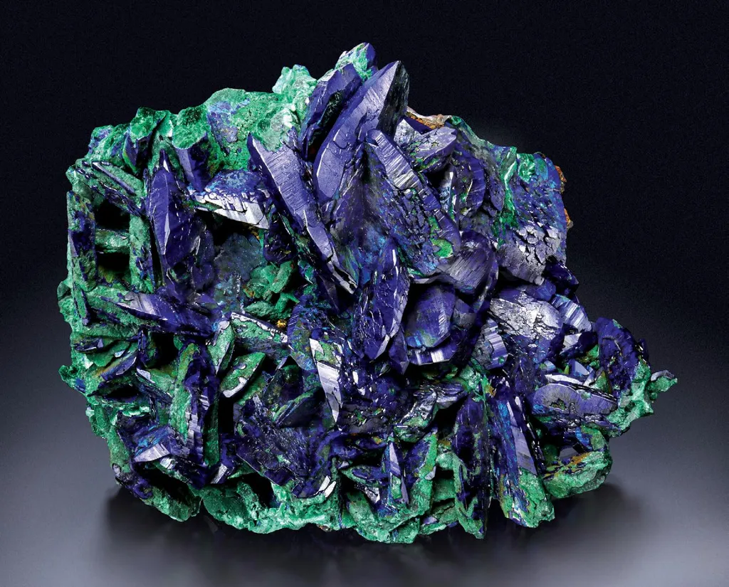 Azurite with Malachite image
