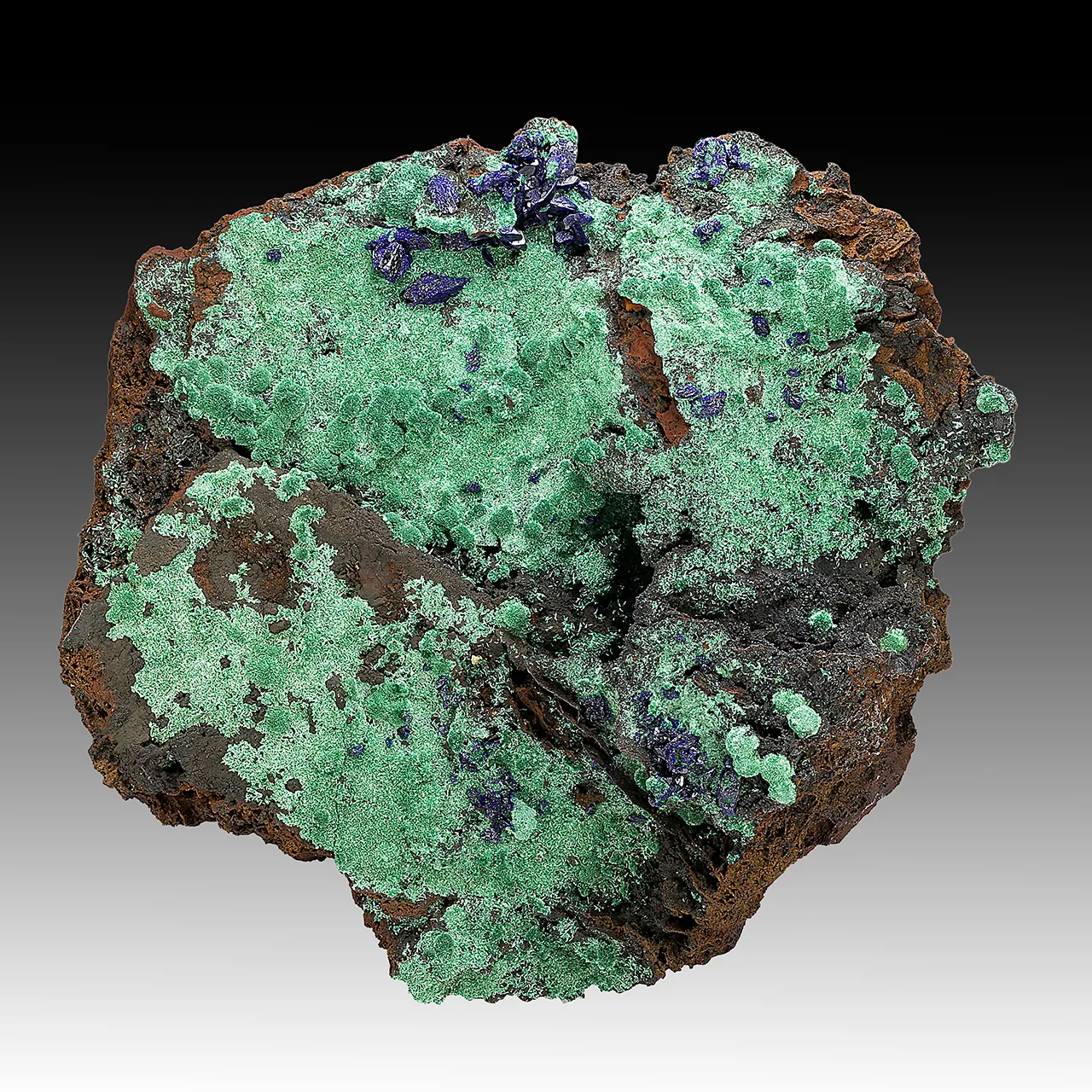 Azurite with Malachite - image 1