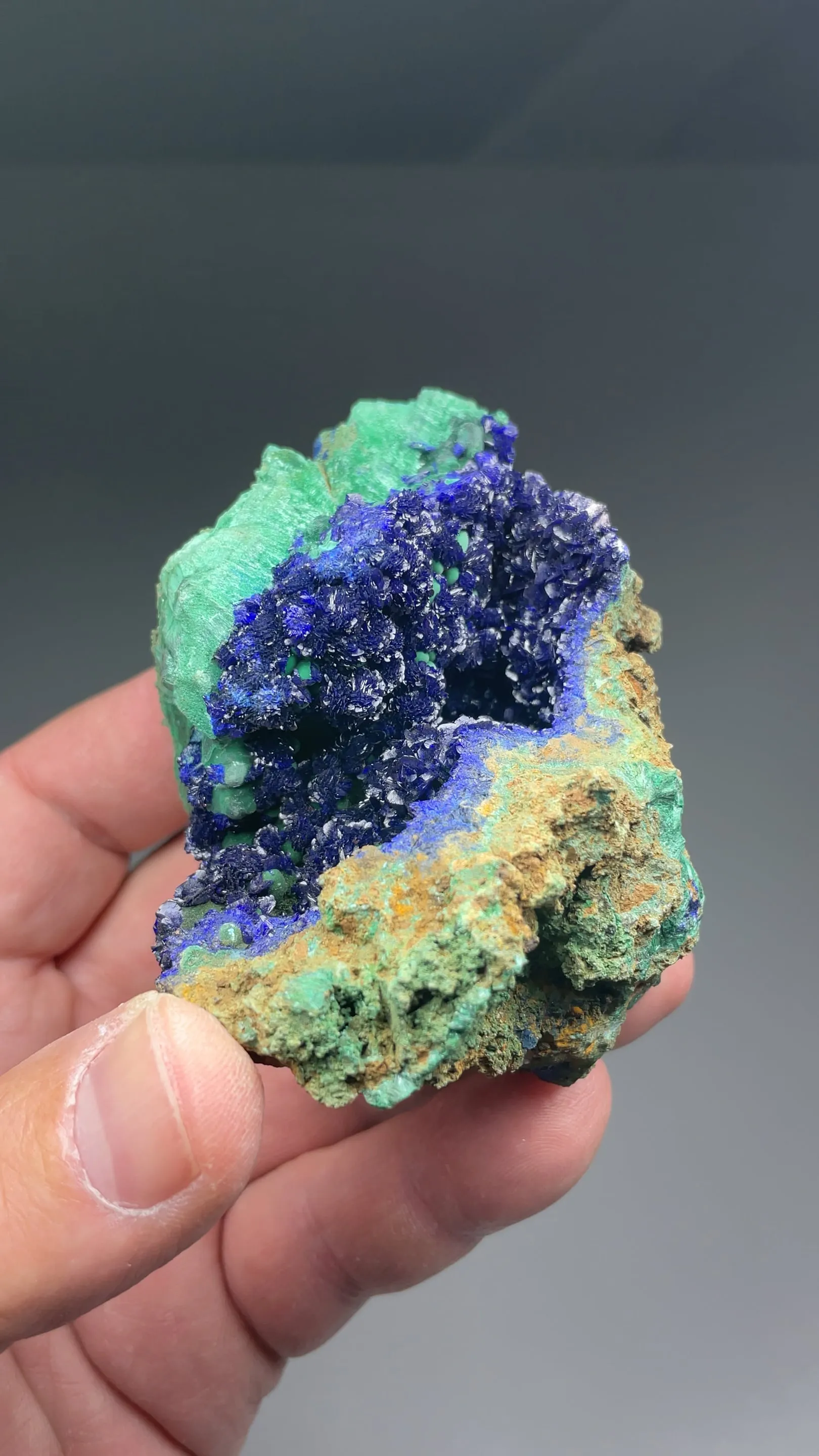 Azurite with Malachite - image 2