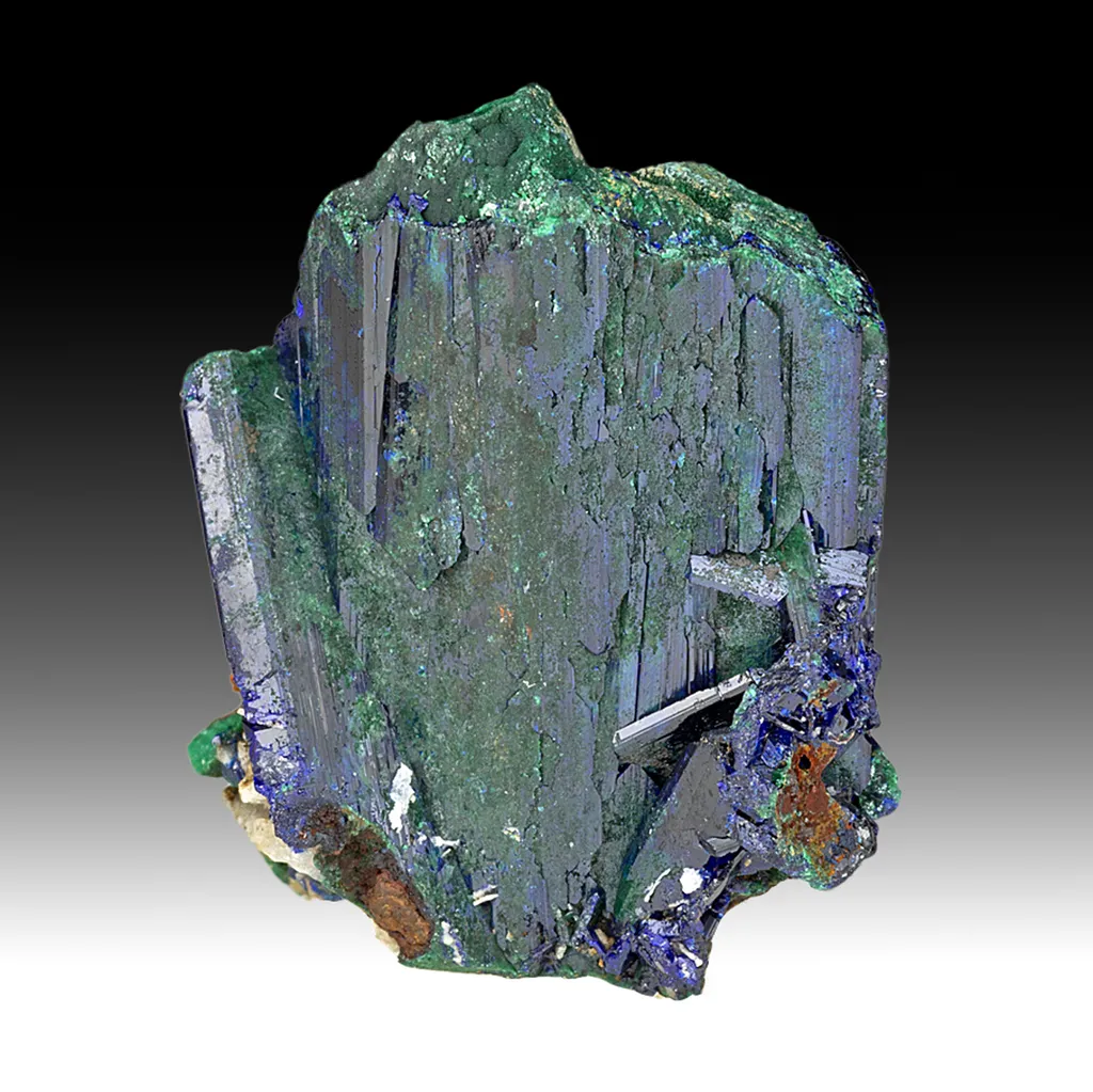 Azurite with Malachite image