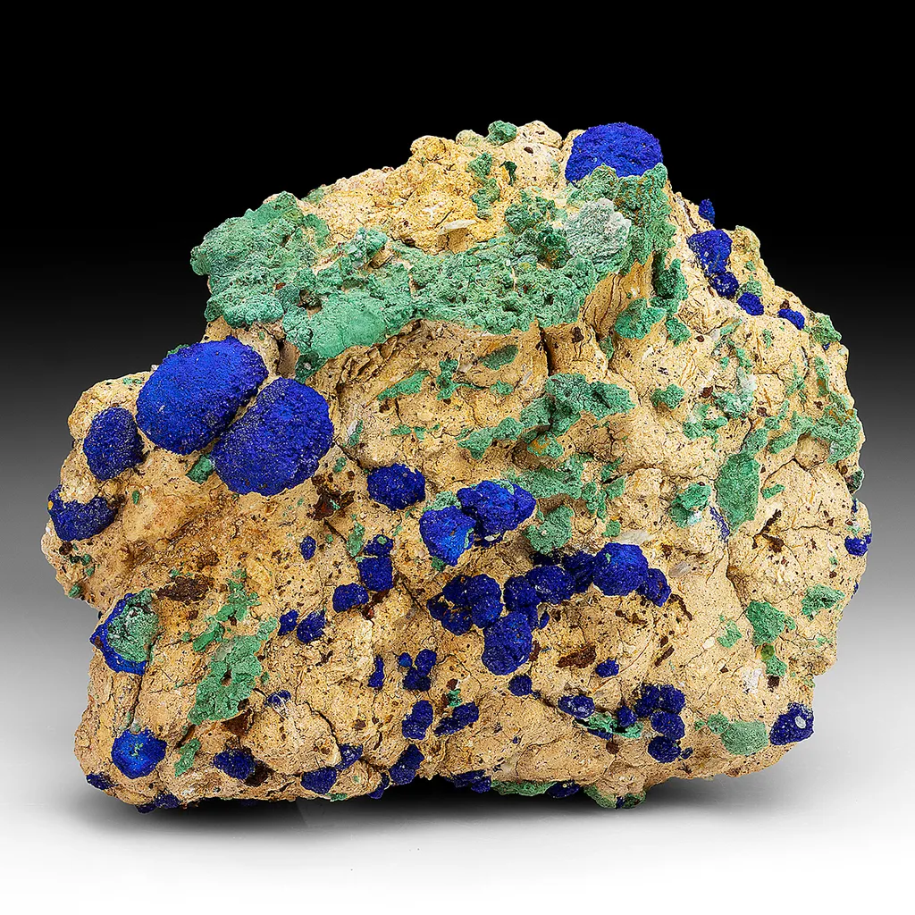 Azurite with Malachite image