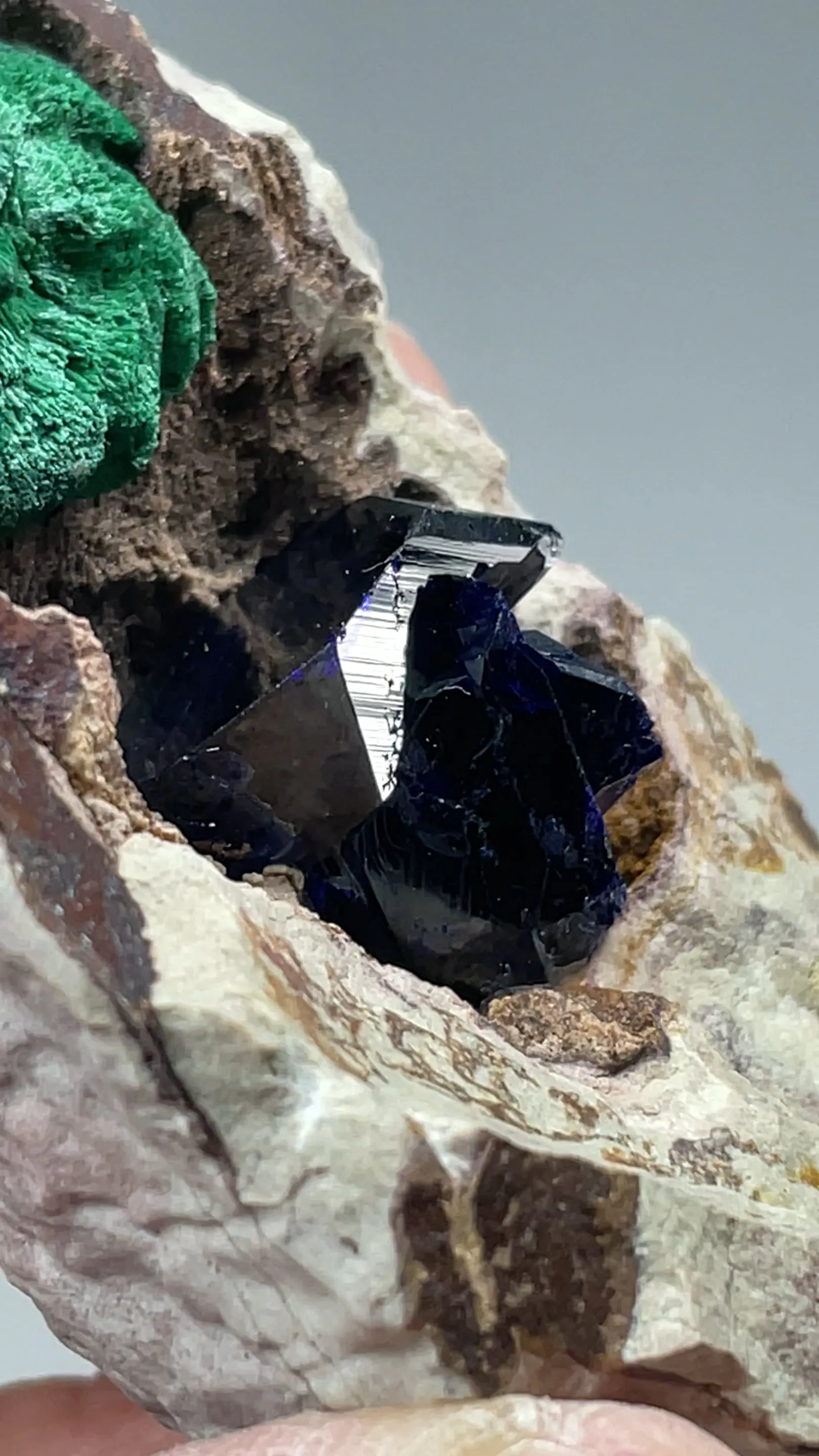 Azurite with Malachite - image 2