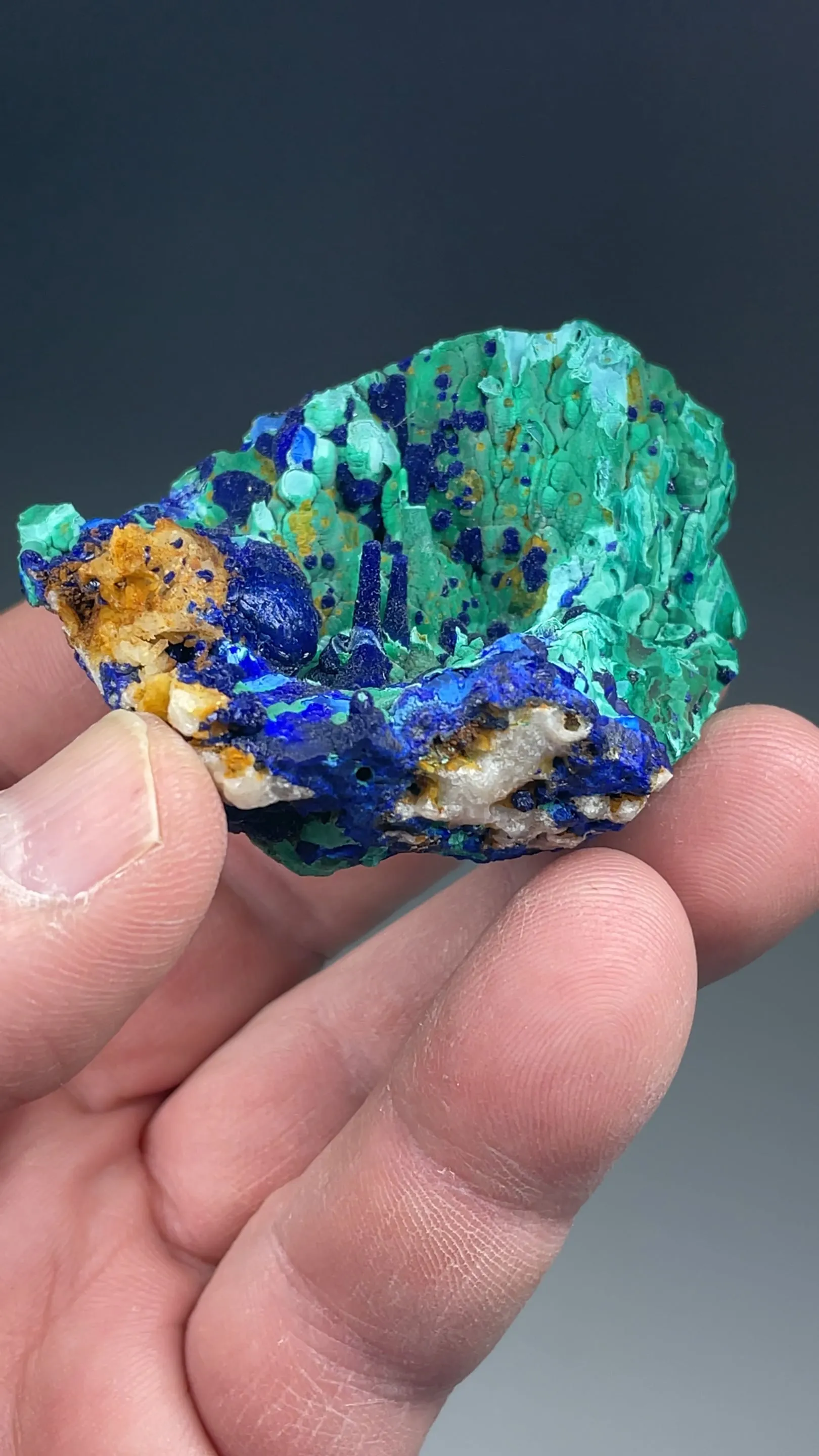 Azurite with Malachite - image 2