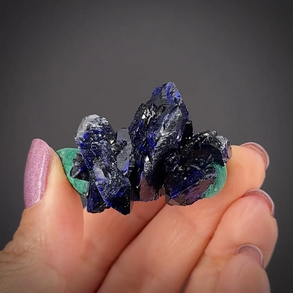 Azurite with Malachite image