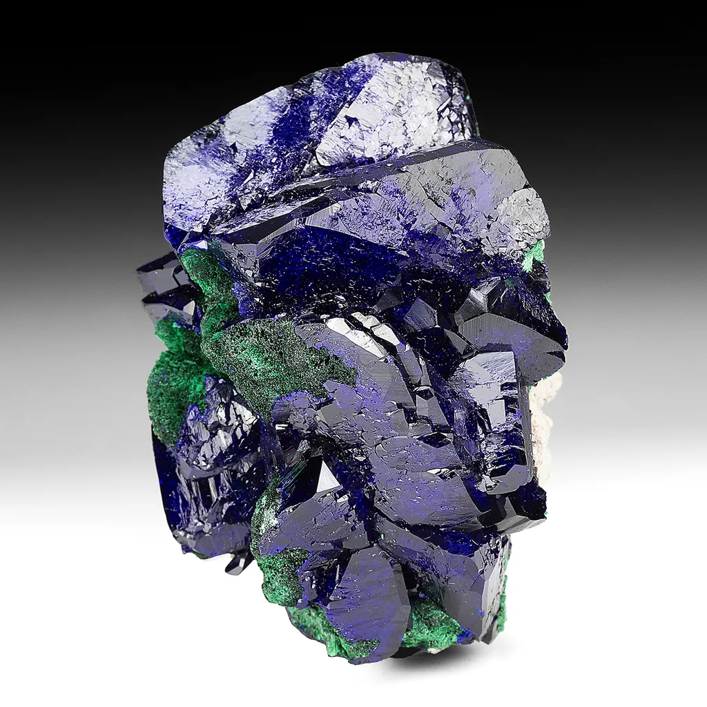 Azurite with Malachite image