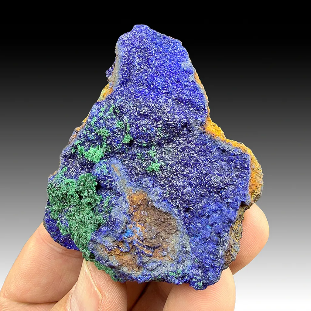Azurite with Malachite image