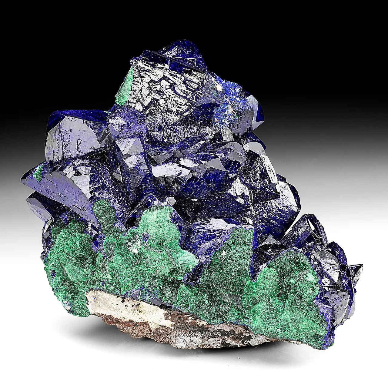 Azurite with Malachite - image 1